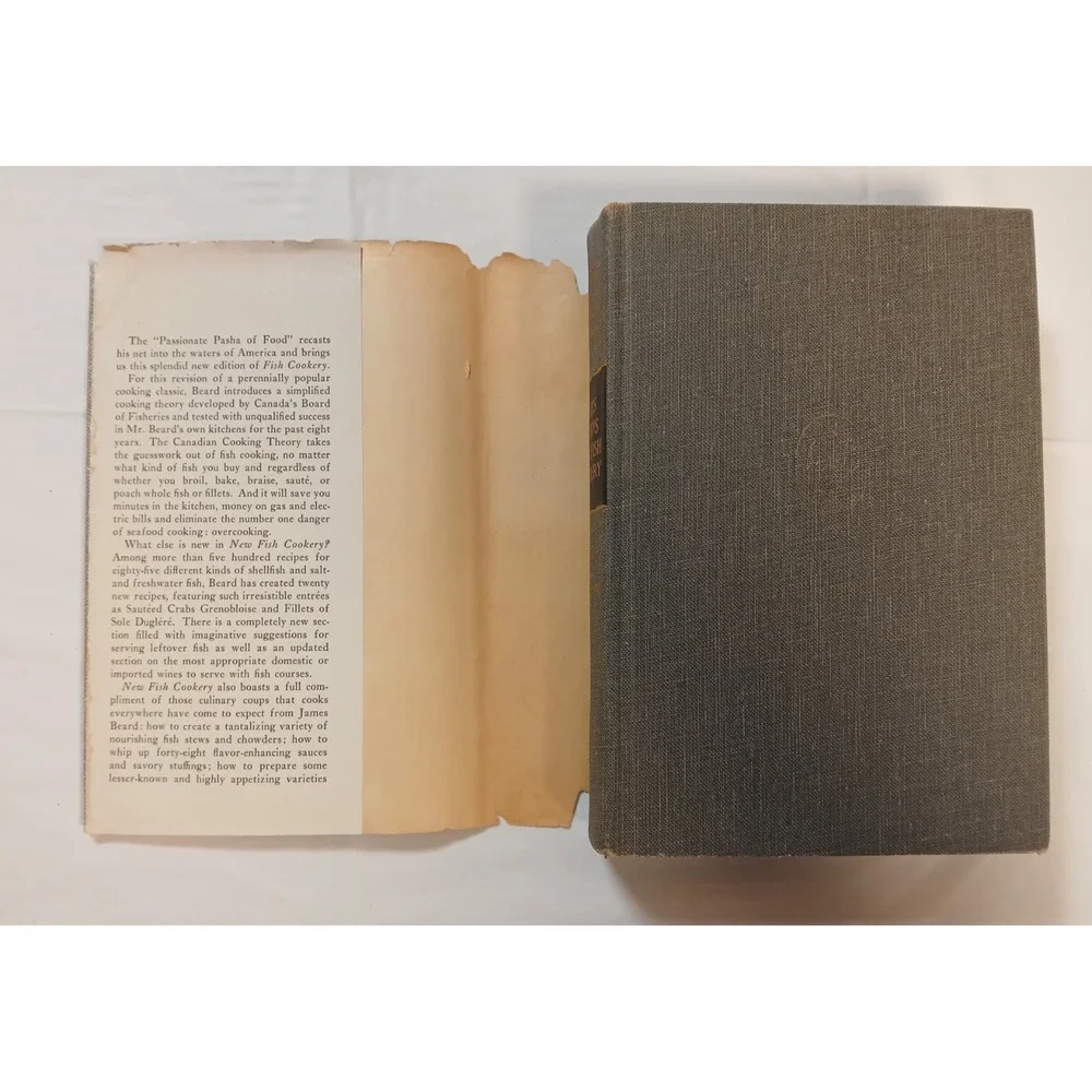 James Beard's New Fish Cookery‎ 1976 - HC/DJ - Little, Brown & Co.